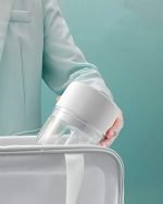 AYOTEE Cordless Electric Small Food Choppers, Mini Food Processor for Garlic Veggie Vegetables Fruit, Salad Mincing & Puree,Kitchen, 1 Cup 250ML, BPA free, White - Image 8