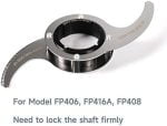 Stainless-Steel 14-Cup Food Processors FP408 Accessories (Black& Inox blades) - Image 6