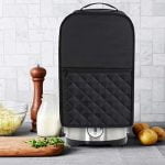 Luxja Food Processor Cover for Cuisinart and Hamilton Beach 11-14 Cup Processor, Food Processor Dust Cover with Accessories Pockets, Black - Image 7