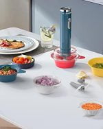 Cordless Food Chopper Electric, AYOTEE Portable Food Processor With USB Charging, Multi Speed Adjustable 2 Blades, 500Ml Bowl & 3 * 100Ml Bowl, Food Blender Suitable For Meat, Veggie, Nuts, Baby Food - Image 9