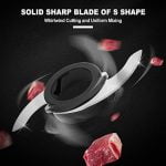 Homtone Food Processor 16 Cup, Vegetable Chopper Electric, Food Processors for Shredding, Slicing, Doughing and Chopping, 6 Blades 8 Functions for Home Use, 2 Speed, 600W, Red - Image 9