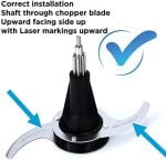 Stainless-Steel 14-Cup Food Processors FP408 Accessories (Black& Inox blades) - Image 7