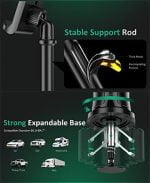 Car Cup Holder Phone Mount: Universal Auto Cell Phone Stand with Drink Expand Cup Holder for Truck | SUV | Automobile Compatible with iPhone & Samsung and Other Android Smartphone - Image 5