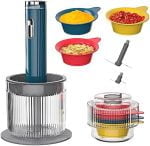 Cordless Food Chopper Electric, AYOTEE Portable Food Processor With USB Charging, Multi Speed Adjustable 2 Blades, 500Ml Bowl & 3 * 100Ml Bowl, Food Blender Suitable For Meat, Veggie, Nuts, Baby Food - Image 2