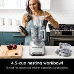Ninja XSKBWLNBWL Professional XL Food Processor 4.5-Cup Nesting Work Bowl Kit, Compatible with NF701, Gray - Image 3
