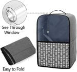 Yarwo Food Processor Dust Cover with Pockets and Top Handle, Compatible with Hamilton Beach, Cuisinart 11-14 Cup Food Processor, Gray with Arrow (Cover Only, Patent Pending) - Image 5