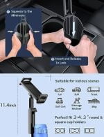 Cup Holder Tablet Mount for iPad: Car Cup Holder Tablet Stand with Adjustable Arm for Truck Compatible with iPad Pro Air Mini | Galaxy Tab | Kindle Fire HD or Other 4.7-12.9" Devices - Image 5