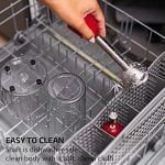 OVENTE Immersion Electric Hand Blender 300 Watt Power 2 Mix Speed with Stainless Steel Blades, Handheld Stick Mixer Set with Egg Whisk Attachment Mixing Beaker and BPA-Free Food Chopper, Red HS565R - Image 14