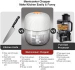 Electric Garlic Chopper, Mini Portable Veggie Chopper, 250ML Garlic Grinder Masher Onion Chopper, Blender to Vegetable, Wireless Food Processor for Ginger, Chili, Fruit, Meat, etc - Image 7