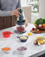 Cordless Food Chopper Electric, AYOTEE Portable Food Processor With USB Charging, Multi Speed Adjustable 2 Blades, 500Ml Bowl & 3 * 100Ml Bowl, Food Blender Suitable For Meat, Veggie, Nuts, Baby Food - Image 8