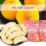 ONETANG Freeze-Dried Fruit Yellow Peach Chips, 9 Pack Single-Serve Pack, Non GMO, Kosher, No Add Sugar, Gluten free, Vegan, Holiday Gifts, Healthy Snack 0.35 Ounce - Image 5