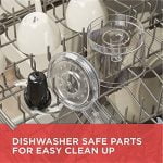 BLACK+DECKER 3-Cup Electric Food Chopper, HC300B, One Touch Pulse, 175W Motor, Stay-Sharp Blade, Dishwasher Safe - Image 6