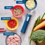 Cordless Food Chopper Electric, AYOTEE Portable Food Processor With USB Charging, Multi Speed Adjustable 2 Blades, 500Ml Bowl & 3 * 100Ml Bowl, Food Blender Suitable For Meat, Veggie, Nuts, Baby Food - Image 4