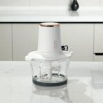 Food Processor, Electric Food Chopper with 2 Bowls (8 Cup glass+8 Cup stainless steel), with 2 Sets Blades, for Milling Meat, Vegetables, Dumpling Making and Baby Food - Image 8