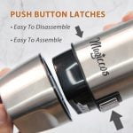 Immersion Stick Hand Blender - Variable Speeds & Turbo Function, 800W Powerful Motor, For Shakes & Smoothies, Baby Food & Soup, Whisk, 800ml Beaker, 500ml Chopper Bowl, For Home Use - Image 7