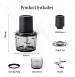 Olayks Electric Food Processor, Small Electric Food Chopper for Baby Food, Vegetables, Meat, Fruits, Nuts, 5 Cup Food Chopper with 2 Speed - Image 7