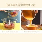 Food Processor, Electric Food Chopper with 2 Bowls (8 Cup glass+8 Cup stainless steel), with 2 Sets Blades, for Milling Meat, Vegetables, Dumpling Making and Baby Food - Image 5