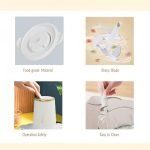 Food Processor, Electric Food Chopper with 2 Bowls (8 Cup glass+8 Cup stainless steel), with 2 Sets Blades, for Milling Meat, Vegetables, Dumpling Making and Baby Food - Image 6