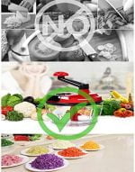 Multi-Functional Manual Food Processor,8 Cup Hand-powered Crank Chopper,Mincer Blender with Clear Container,for Vegetables Meat Fruits Nuts Herbs Onions (Without Base) - Image 7