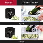 Fullstar Vegetable Chopper - Spiralizer Vegetable Slicer - Onion Chopper with Container - Pro Food Chopper - Slicer Dicer Cutter - (4 in 1, White) - Image 10
