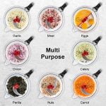 Geedel Hand Food Chopper, Quick Manual Vegetable Processor, Easy To Clean Rotary Dicer Mincer Mixer Blender for Onion, Garlic, Salad, Salsa, Nuts, Meat, Fruit, Ice, etc - Image 6