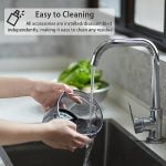 Olayks Electric Food Processor, Small Electric Food Chopper for Baby Food, Vegetables, Meat, Fruits, Nuts, 5 Cup Food Chopper with 2 Speed - Image 6