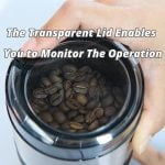 Electric Coffee Bean Grinder - One Press Button Control, 50g Coffee Bean Capacity, Stainless Steel Blade, Stainless Steel Housing, Anti-Slip Feet, Cord Storage Design, Black & Inox Grinder - Image 8